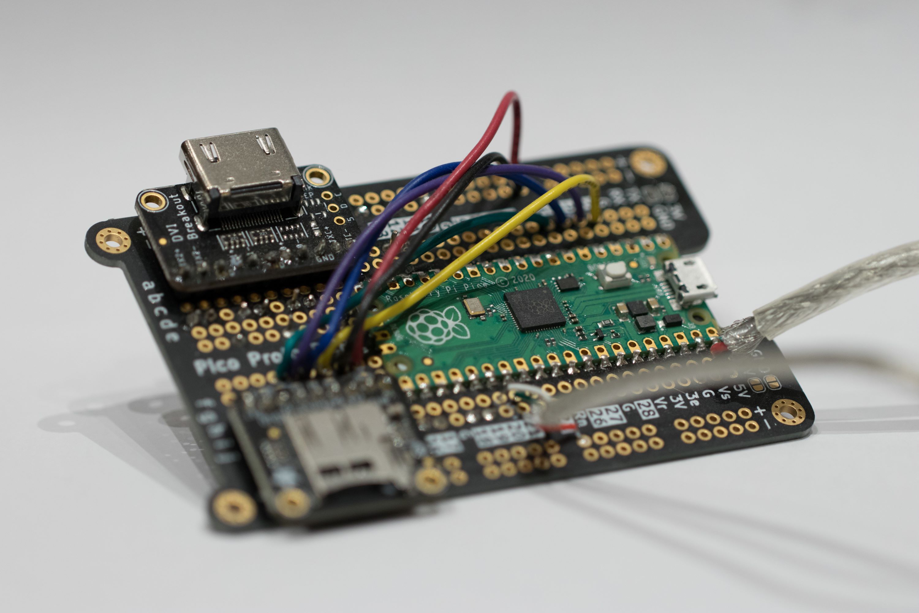 One shot of a circuit board